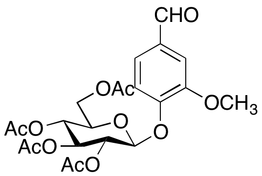 Vanillin 2’,3’,4’,6’-O-Tetraacetyl-β-D-Glucoside