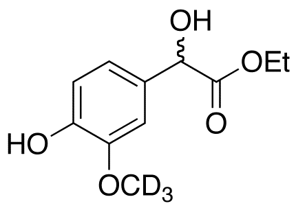 Vanillylmandelic Acid-d3 Ethyl Ester