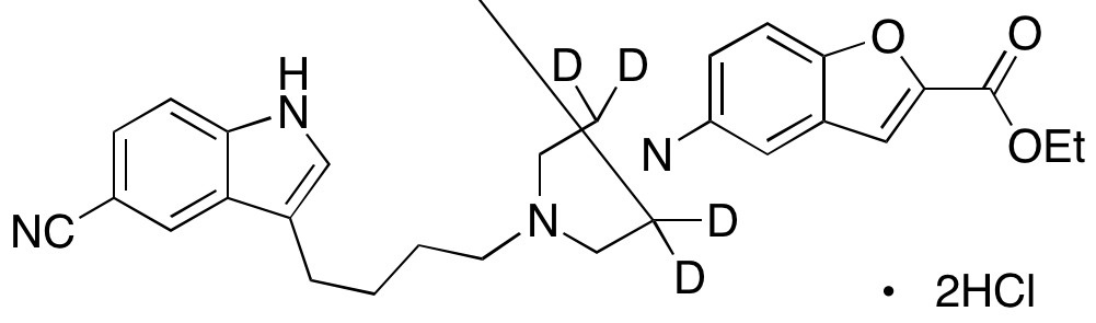 Vilazodone Ethyl Ester Dihydrochloride-D4