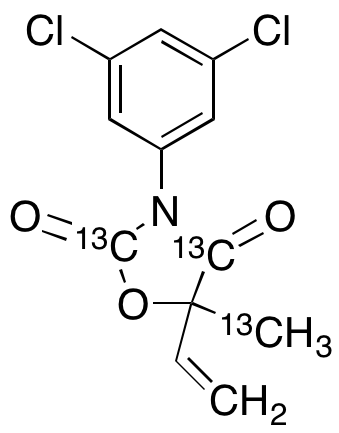 Vinclozolin(5-Methyl-13C, Oxazolidinone-2,4-13C2)