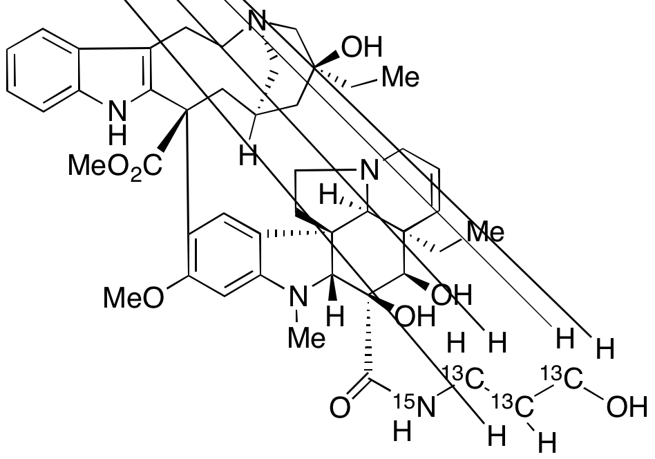 Vindesine N-(3-Hydroxypropyl)amide-13C3,15N