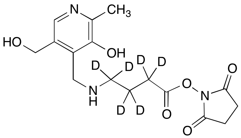 Vitamin B6 4-(N-(Butanoic Acid-d6))-N-hydroxysuccinimide