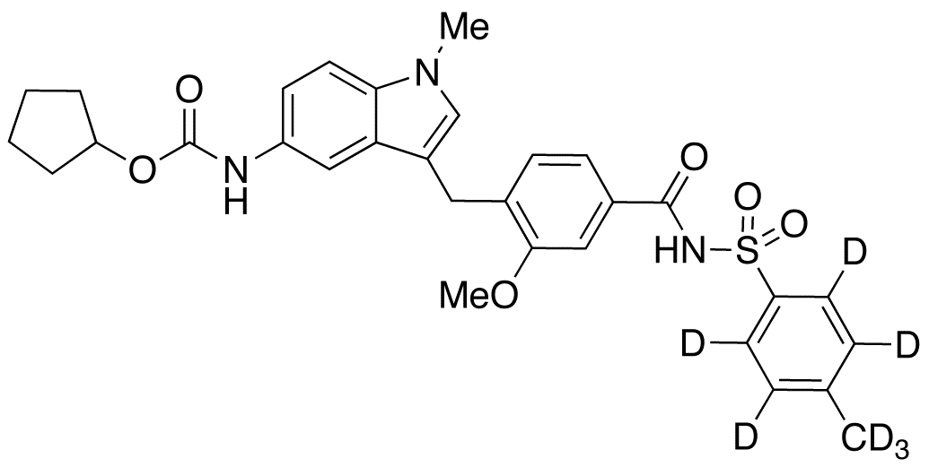 Zafirlukast p-Tolyl Isomer-d7