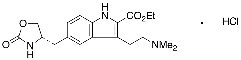 Zolmitriptan 2-Carboxylic Acid Ethyl Ester Hydrochloride