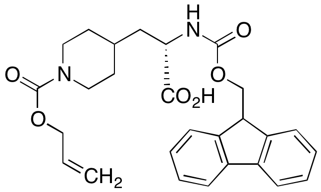 a-[[Fmoc]amino]-1-[alloc]-(aS)-4-piperidinepropanoic Acid