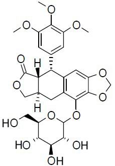 (-)-beta-Peltatin-5-O-beta-D-glucopyranoside