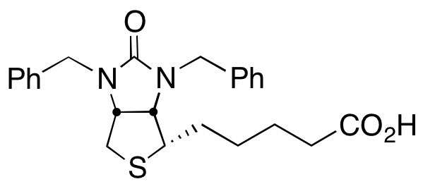 cis-(-)-1,3-Dibenzylhexahydro-2-oxo-1H-thieno[3,4-d]imidazole-4-valeric Acid