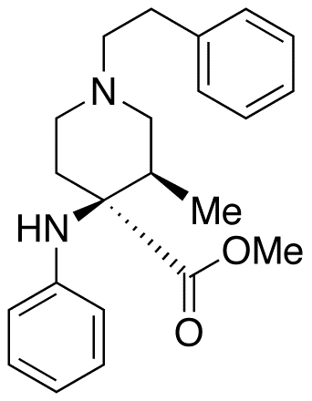 cis-(+)-3-Methyl-4-(phenylamino)-1-(2-phenylethyl)-4-piperidinecarboxylic Acid Methyl Ester