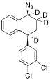 cis-(1S,4S)-1-Azido-4-(3,4-dichlorophenyl)-1,2,3,4-tertahydro-naphthalene-d4