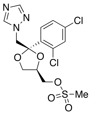 cis-[2-(2,4-Dichlorophenyl)-2-(1H-1,2,4-triazol-1-yl-methyl)-1,3-dioxolan-4-yl]methyl Methanesulfonate