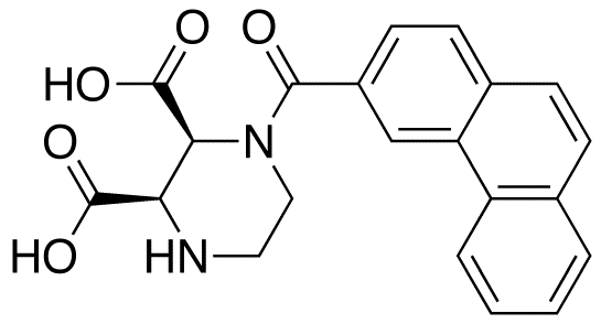 cis-1-(Phenanthrene-3-carbonyl)-piperazine-2,3-dicarboxylic Acid