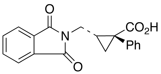 cis-1-Phenyl-2-(phthalimidomethyl)cyclopropanecarboxylic Acid