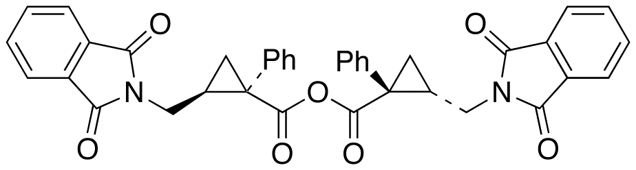 cis-1-Phenyl-2-(phthalimidomethyl)cyclopropanecarboxylic Anhydride