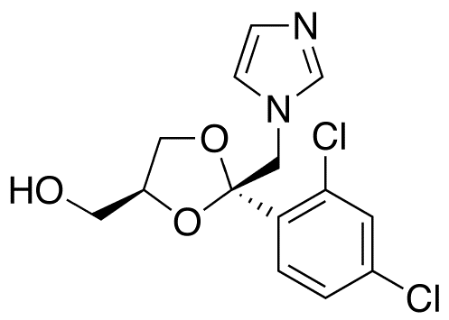 cis-2-(2,4-Dichlorophenyl)-2-(1H-imidazol-1-ylmethyl)-1,3-dioxolane-4-methanol