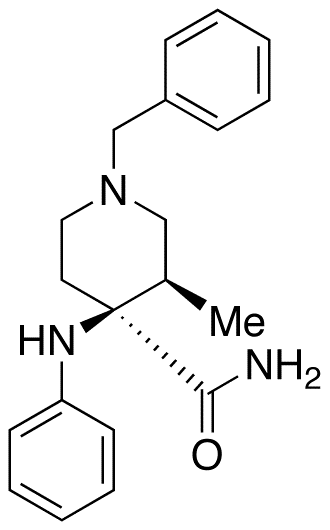 cis-3-Methyl-4-(phenylamino)-1-(phenylmethyl)-4-piperidinecarboxamide