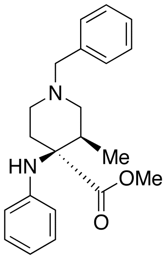 cis-3-Methyl-4-(phenylamino)-1-(phenylmethyl)-4-piperidinecarboxylic Acid Methyl Ester