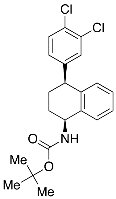 cis-4-(3,4-Dichlorophenyl)-1,2,3,4-tetrahydro N-Boc-1-naphthalenamine