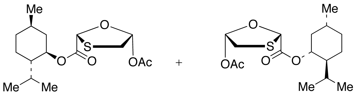 cis-L-Menthol-5-(acetyloxy)-1,3-oxathiolane-2-carboxylate