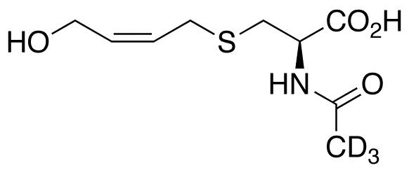 cis-N-Acetyl-S-(4-hydroxy-2-buten-1-yl)-L-cysteine-d3