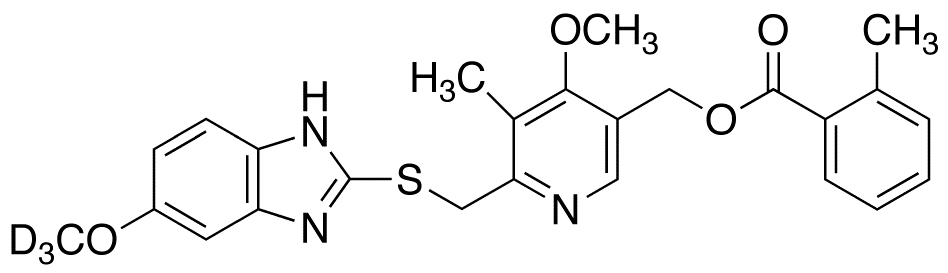 o-Toluoyl-5-hydroxy Omeprazole Sulfide-d3