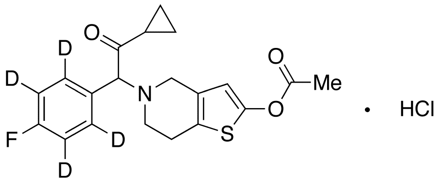 p-Fluoro Prasugrel-d4 Hydrochloride