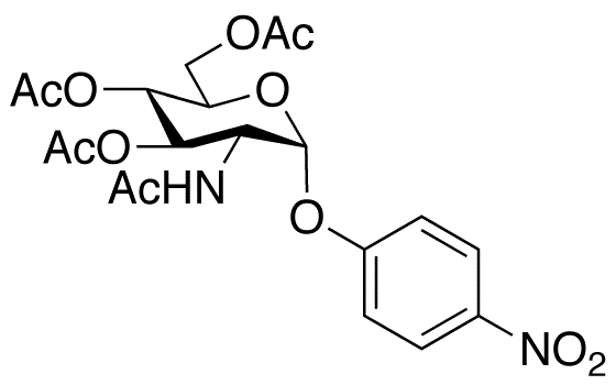 p-Nitrophenyl 2-Acetamido-2-deoxy-3,4,6-tri-O-acetyl-α-D-glucopyranoside