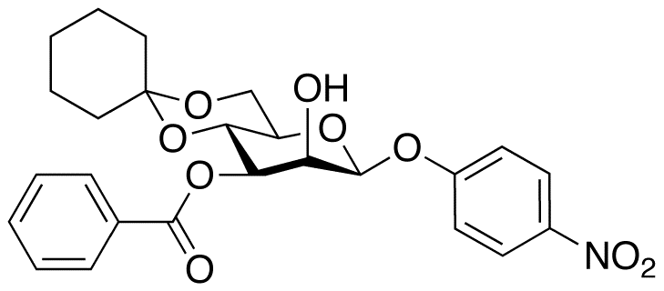 p-Nitrophenyl 3-O-Benzoyl-4,6-cyclohexylidene-β-D-mannopyranoside