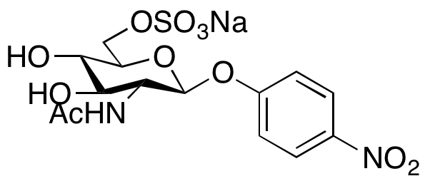 p-Nitrophenyl 6-Sulfo-2-acetamido-2-deoxy-β-D-glucopyranoside Sodium Salt