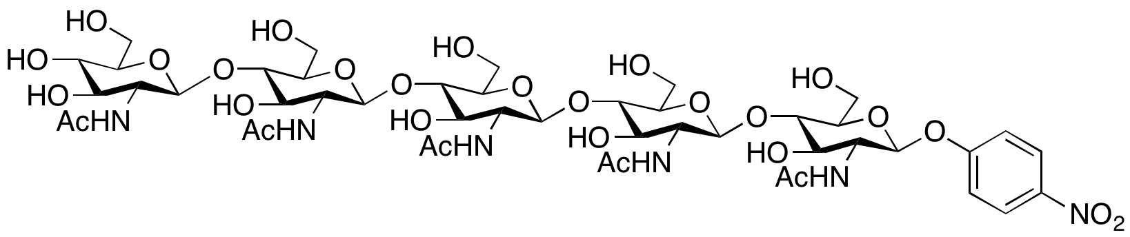 p-Nitrophenyl Penta-N-acetyl-β-chitopentaoside