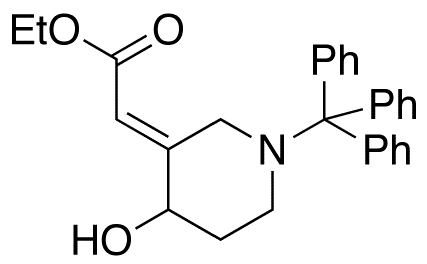 rac- (2E)-3-[(Ethoxycarbonyl)methylene]-1-trityl-4-piperidinol