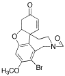 rac-(4aα)-4a,5,9,10,11,12-Hexahydro-1-bromo-3-methoxy]-11-formyl-6H-benzofuran[3a,3,2-e,f][2]benzazepin-6-one