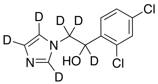 rac-1-(2,4-Dichlorophenyl)-2-(1-imidazolyl)ethanol-d6