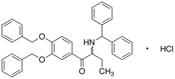 rac 1-[3,4-(Dibenzyloxy)phenyl]-2-[(diphenylmethyl)amino]-1-butanone Hydrochloride