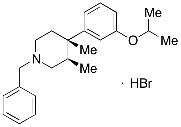 rac-1-Benzyl-4-(3-isopropoxyphenyl)-3,4-dimethylpiperidine Hydrobromide