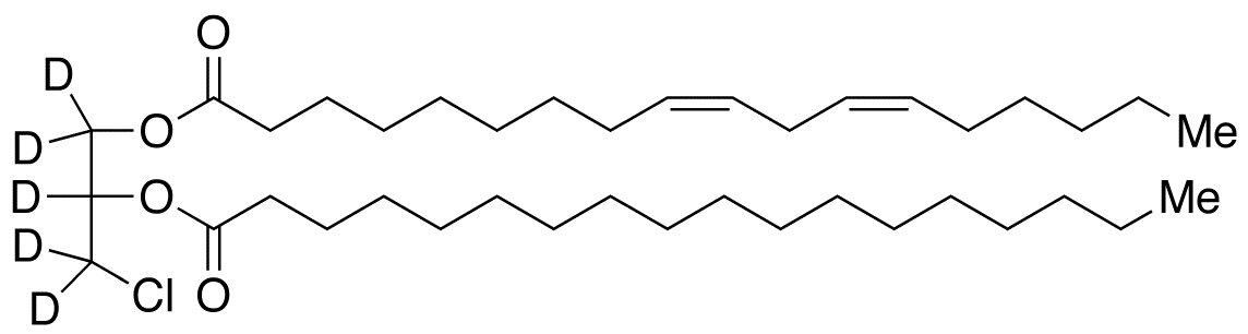 rac-1-Linoleoyl-2-stearoyl-3-chloropropanediol-d5