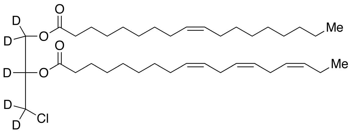 rac 1-Oleoyl-2-linolenoyl-3-chloropropanediol-d5