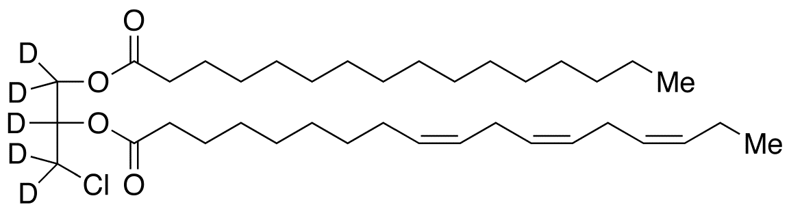 rac-1-Palmitoyl-2-linolenoyl-3-chloropropanediol-d5