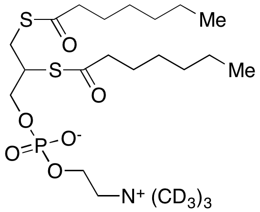 rac-12-bis(Heptanoylthio)glycerophosphocholine-D9