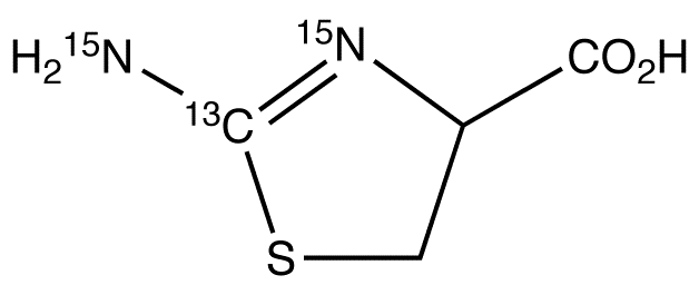 rac 2-Aminothiazoline-4-carboxylic Acid-13C,15N2