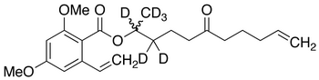 rac 2-Ethenyl-4,6-dimethoxy-benzoic Acid 1-Methyl-5-oxo-9-decen-1-yl Ester-d6