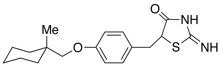 rac 2-Imino-5-[4-(1-methylcyclohexylmethoxyl)benzyl]thiazolidine-4one