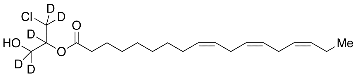 rac 2-Linolenoyl-3-chloropropanediol-d5