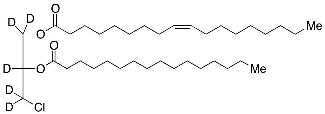 rac-2-Palmitoyl-1-oleoyl-3-chloropropanediol-d5