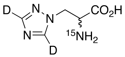 rac 3-(1,2,4-Triazol-1-yl)-L-alanine-15N,d2