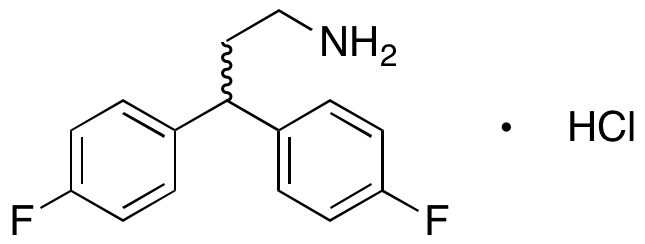 rac-3,3-Bis(p-fluorophenyl)propylamine Hydrochloride