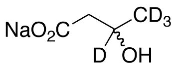 rac 3-Hydroxybutyric Acid-d4  Sodium Salt