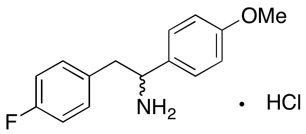 rac-4-Fluoro-α-(4-methoxyphenyl)benzeneethanamine Hydrochloride