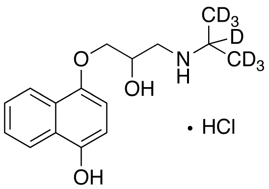 rac-4-Hydroxy Propranolol-d7 Hydrochloride