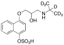 rac 4-Sulfoxy Propranolol-d7 Sodium Salt