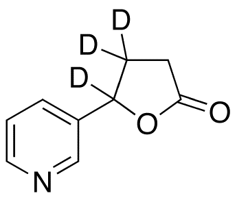 rac 5-(3-Pyridyl)tetrahydro-2-furanone-d3